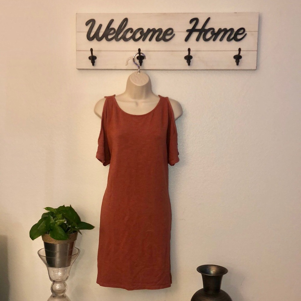Monrow Open Shoulder Dress